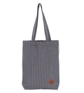 Tygväska Marin randig denim