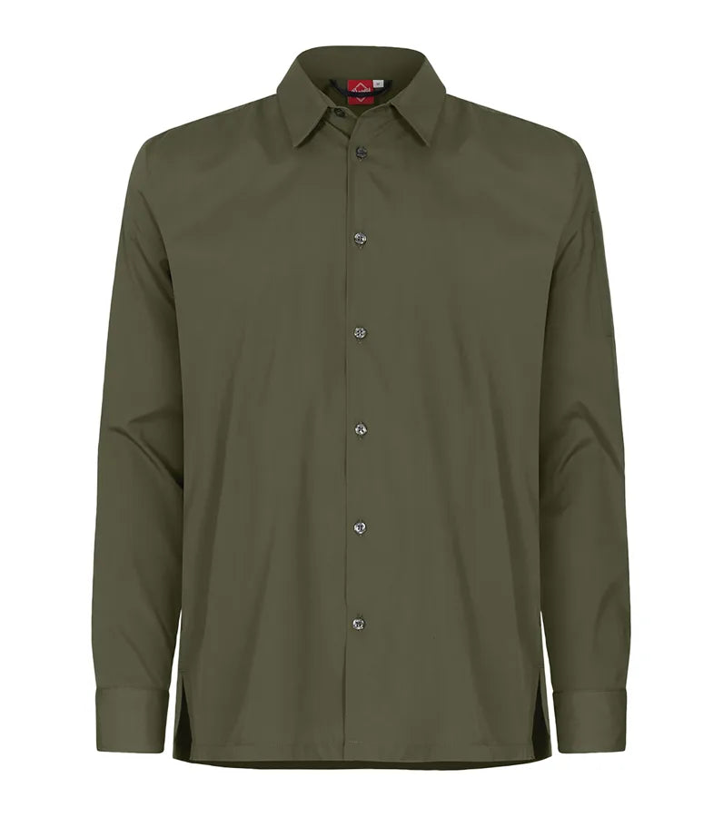 Skjorta Action stretch Smart Unisex Olivgrön