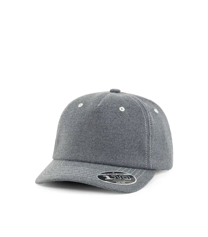 Flexfit 110 Melton Wooly Serge HeatherCharcoal