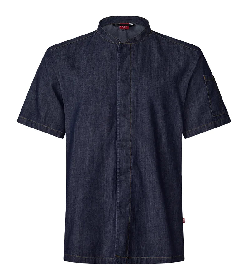 Kockskjorta Smart Unisex Denim Mörkblå