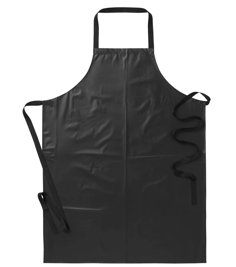 Plastförkläde Svart