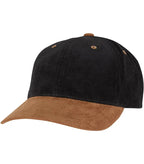 Corduroy Classic Suede Cap Black/Caramel