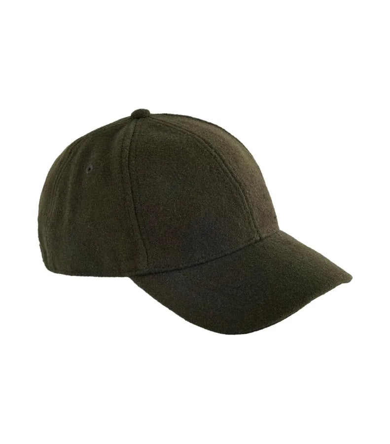 Wool Blend Cap Darkolive
