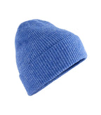 Wool Blend Beanie Bluemarl