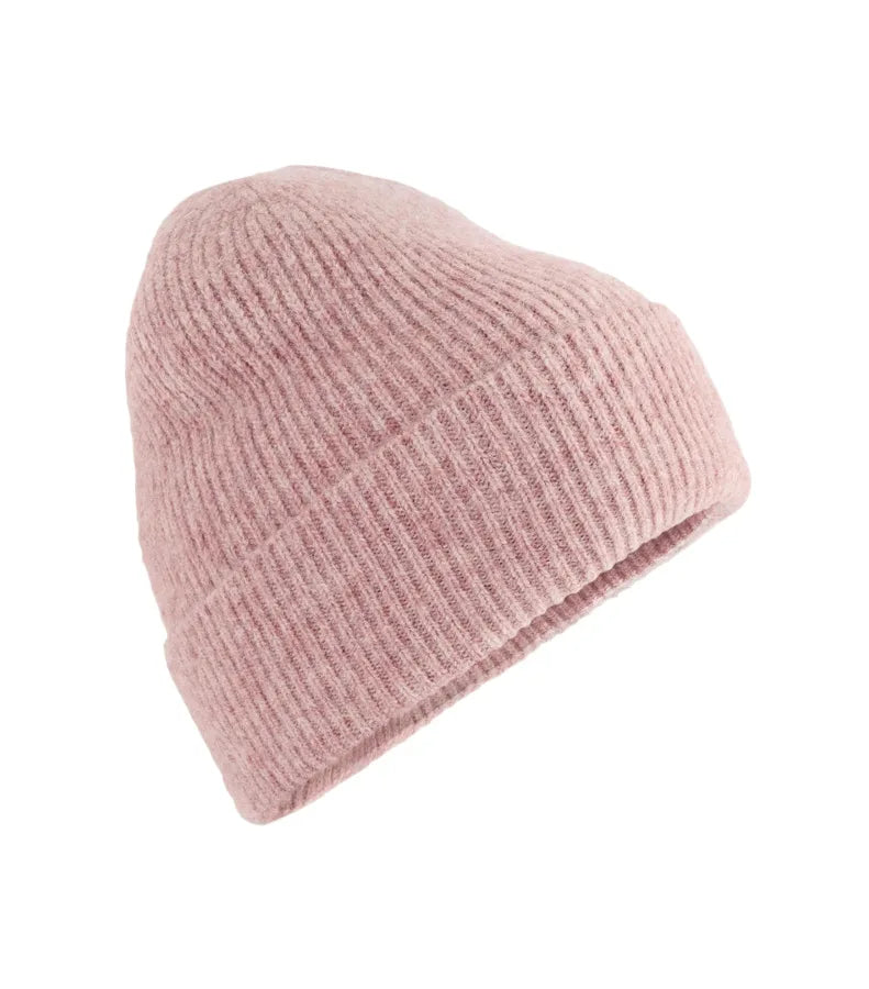 Wool Blend Beanie Pinkmarl