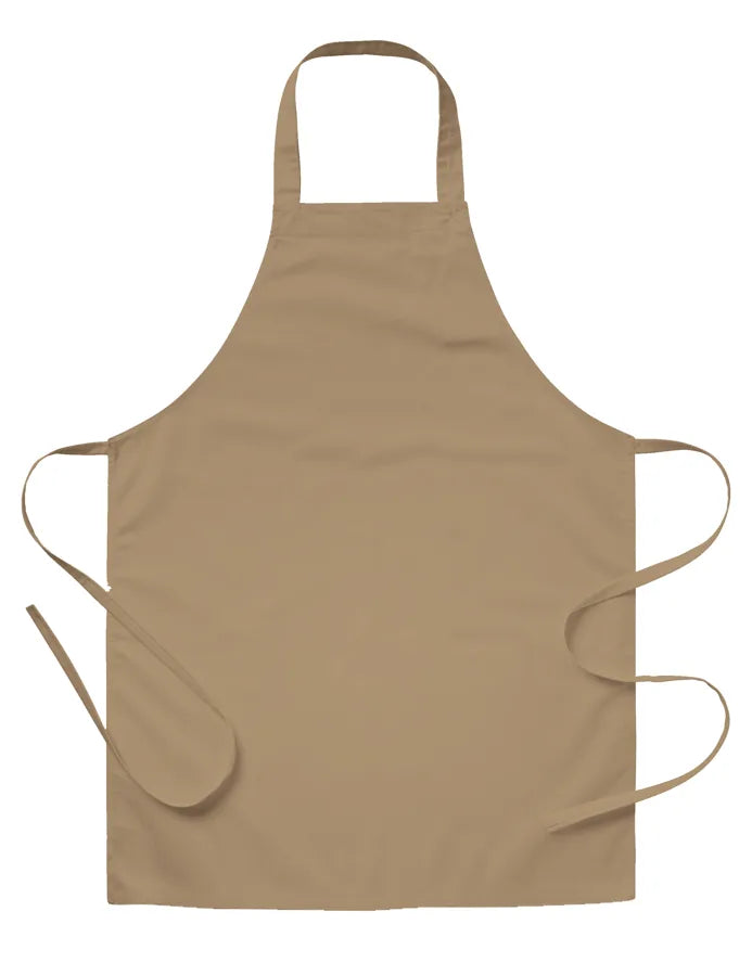 Bröstlappsförkläde Khaki