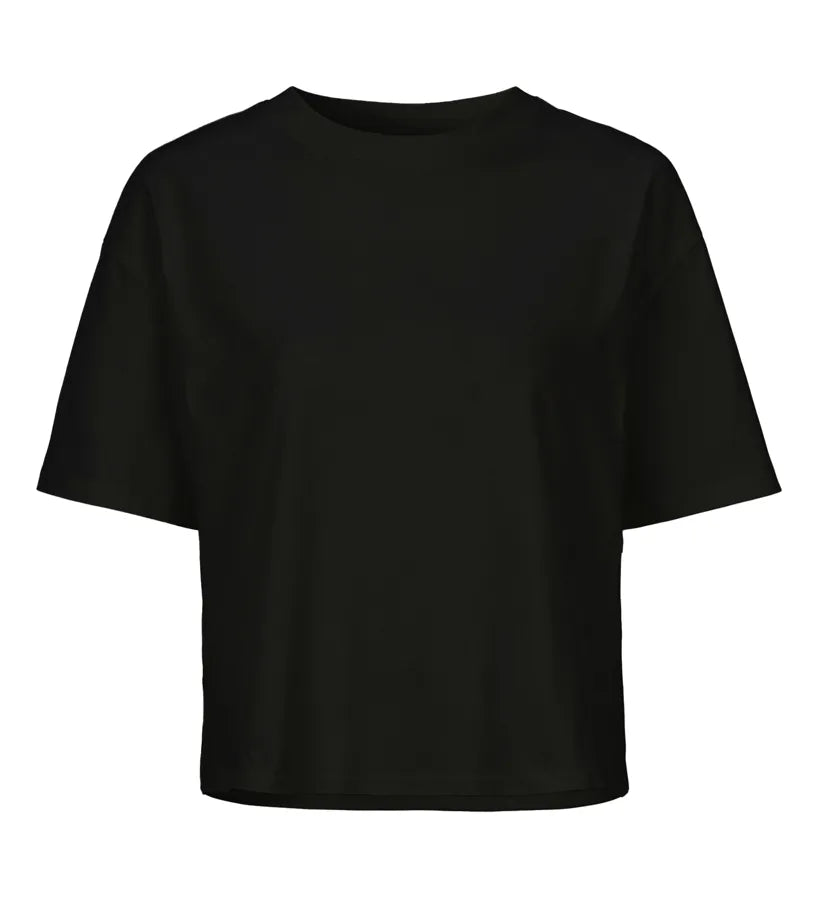 Heavy t-shirt Dam Svart