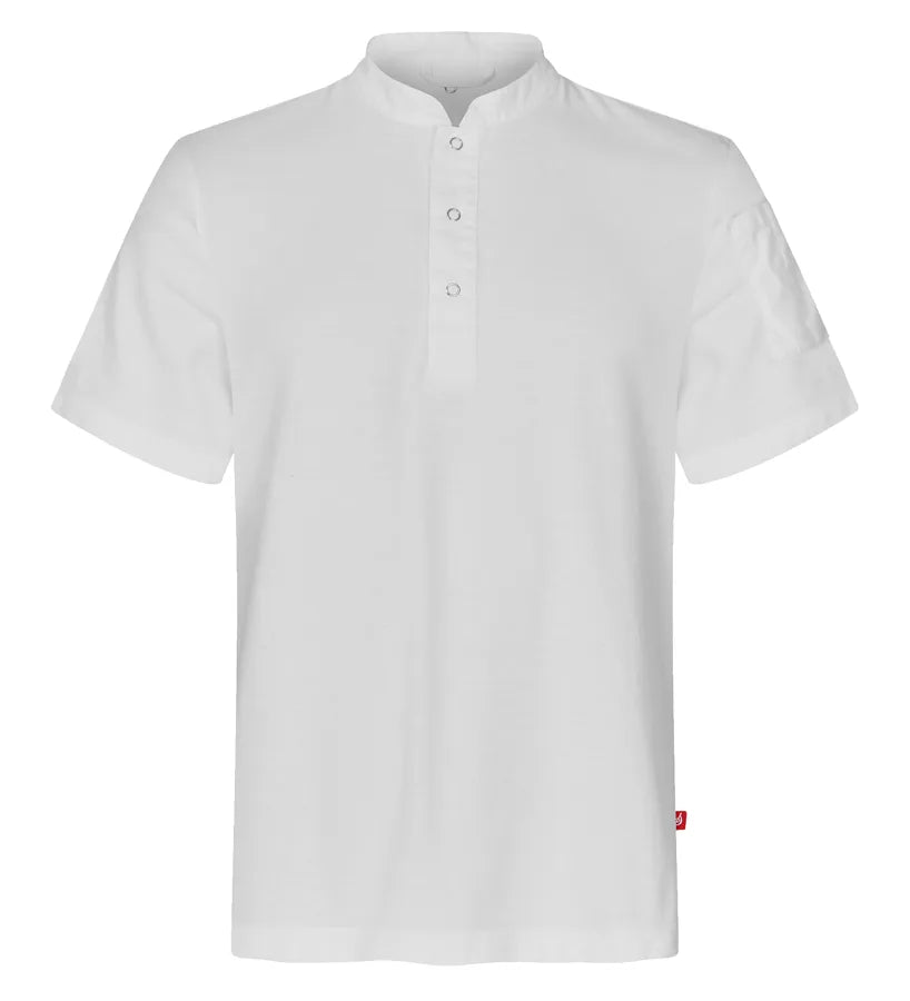 Kockpiké kortärmad Unisex Vit