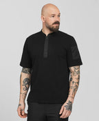 Kockpiké kortärmad Unisex Svart