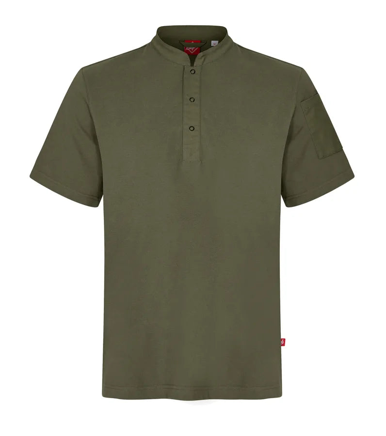 Kockpiké kortärmad Unisex Olivgrön