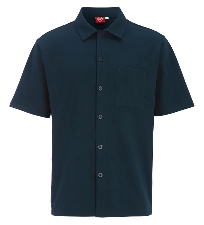 Piké ledig passform Unisex Mörk marin