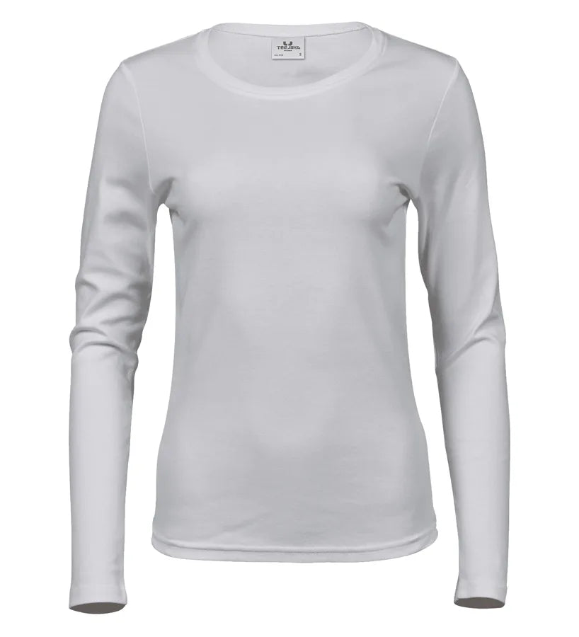 T-shirt Dam Långärmad TeeJays Vit