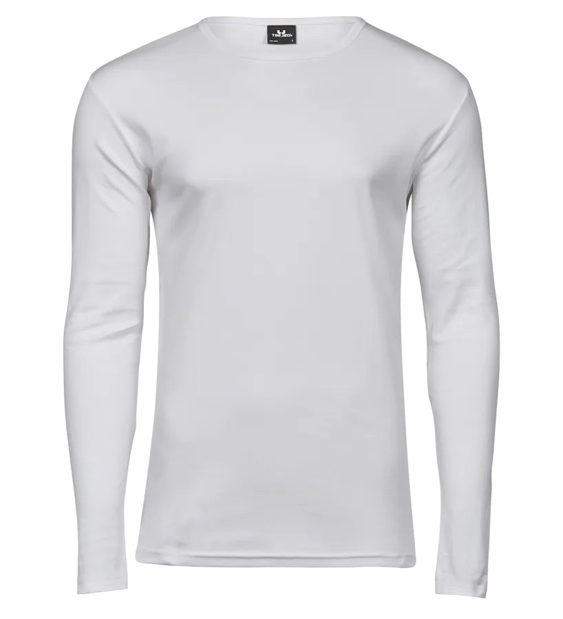 T-shirt Herr Långärmad TeeJays Vit