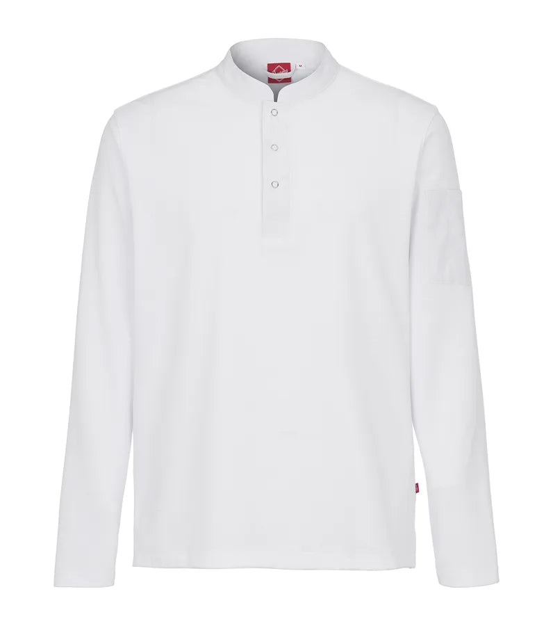 Kockpiké Långärmad Unisex Vit