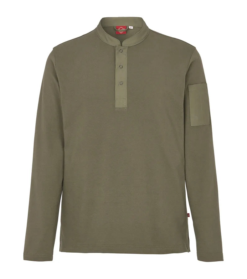 Kockpiké Långärmad Unisex Olivgrön
