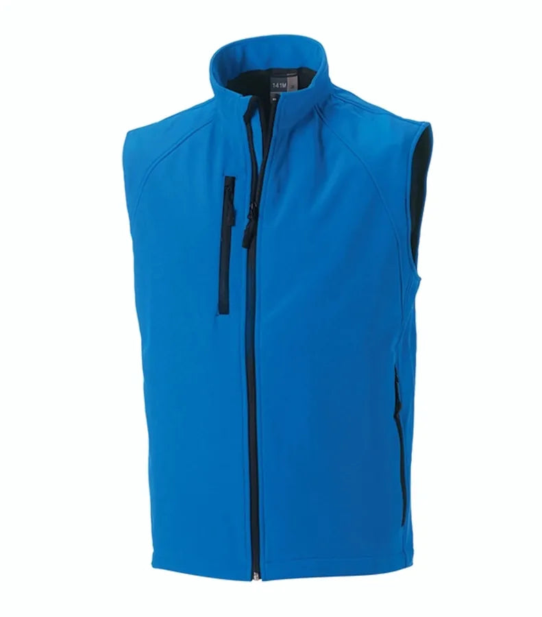 Men´s Softshell Gilet AzureBlue