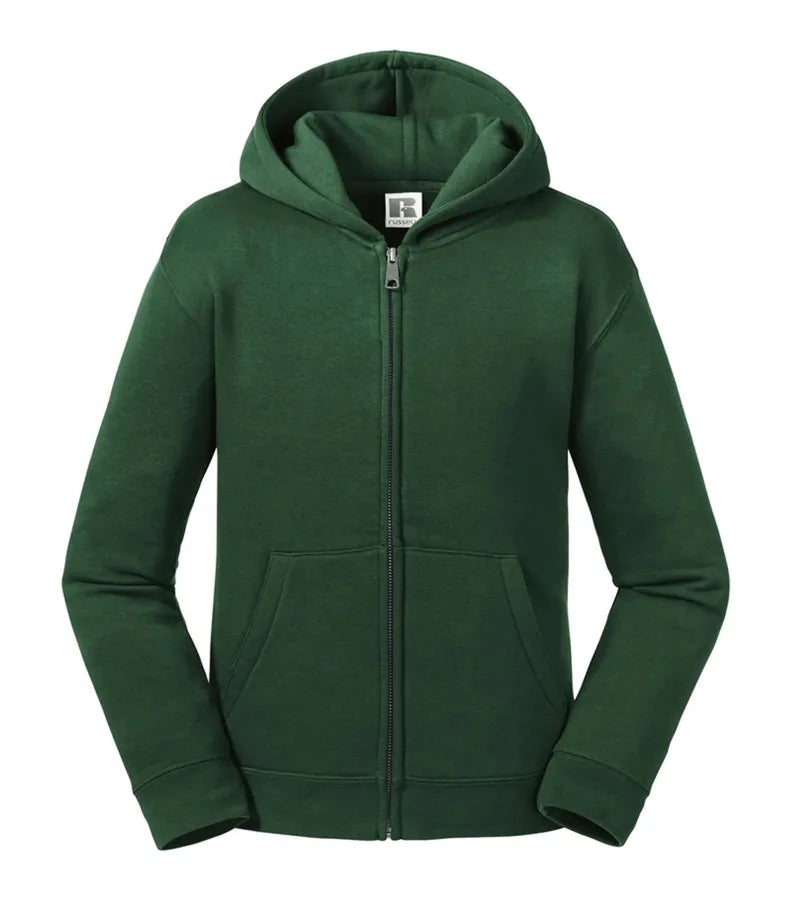 Kids Authentic Zipped Hood Sweat BottleGreen