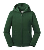 Kids Authentic Zipped Hood Sweat BottleGreen