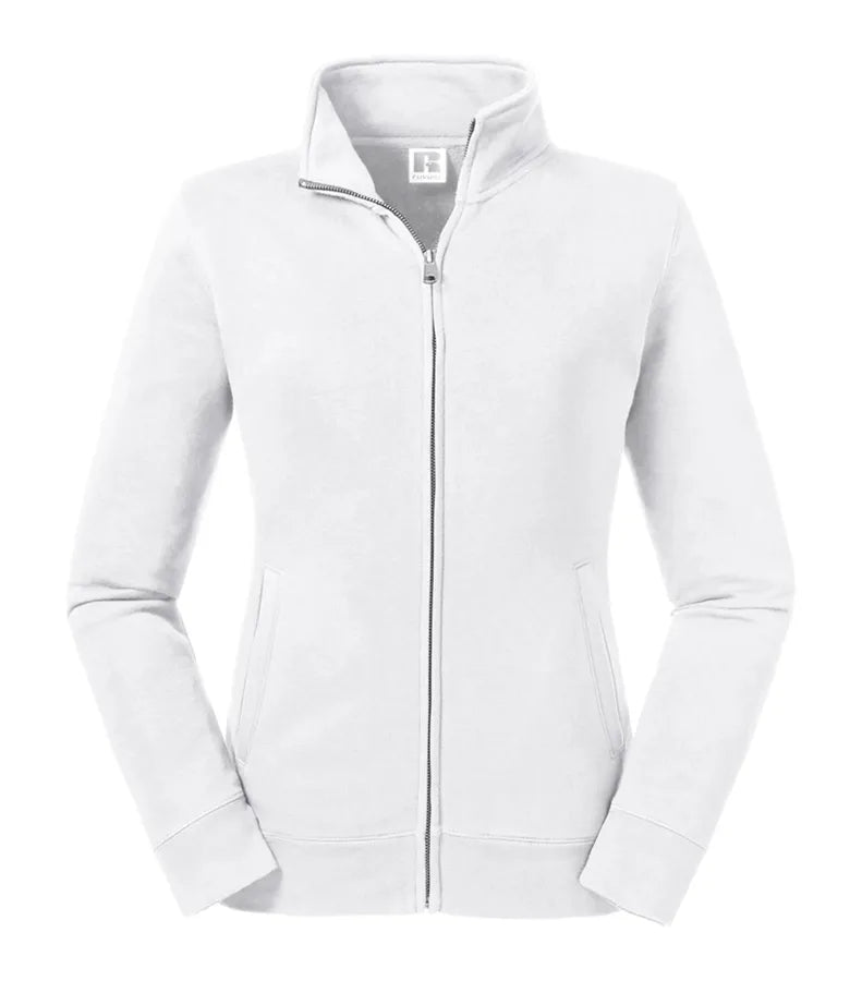 Ladies' Authentic Sweat Jacket White