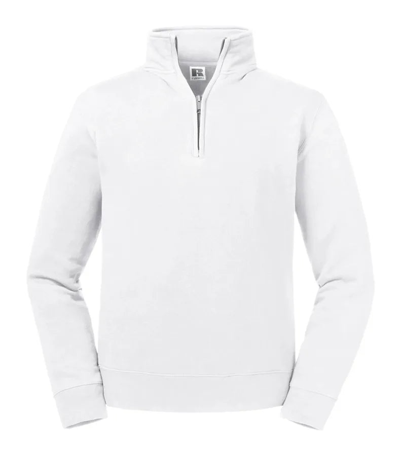 Authentic 1/4 Zip Sweat White