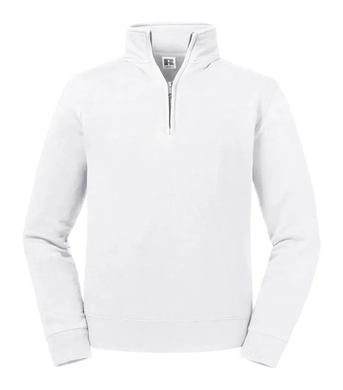 Authentic 1/4 Zip Sweat White