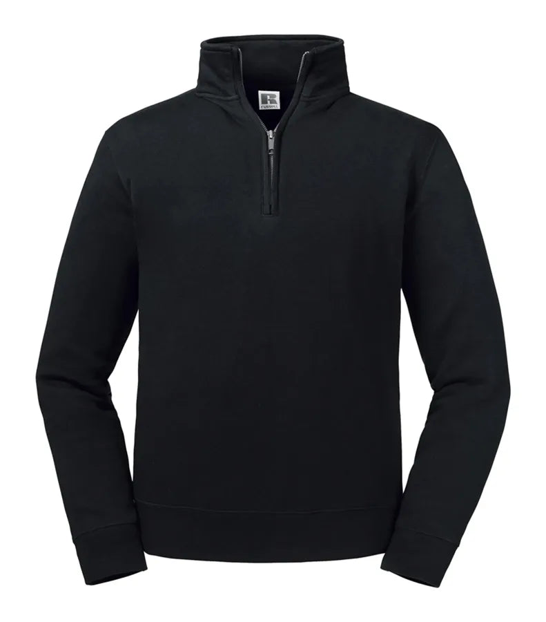 Authentic 1/4 Zip Sweat Black