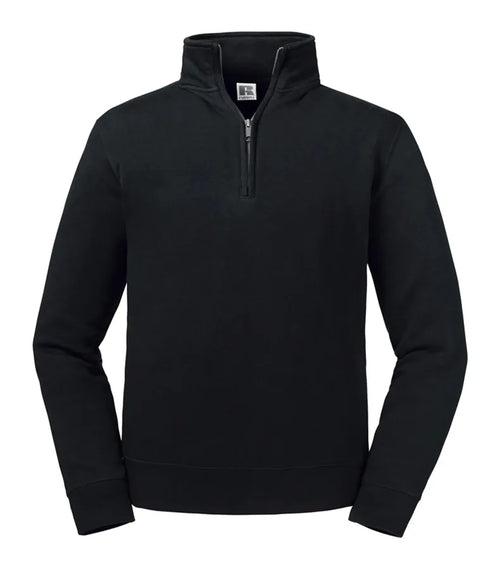 Authentic 1/4 Zip Sweat Black
