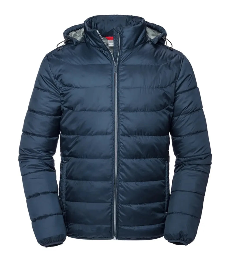 Men´s Hooded Nano Jacket FrenchNavy
