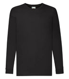Kids Valueweight Long Sleeve T Black