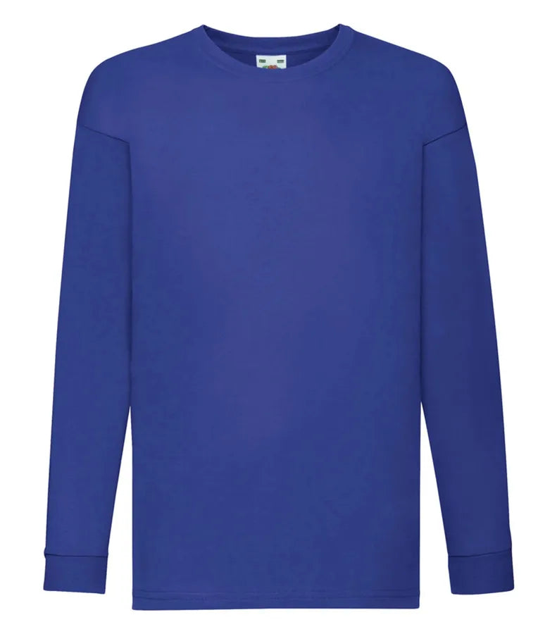 Kids Valueweight Long Sleeve T RoyalBlue