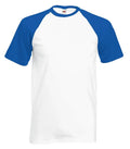 Baseball Tee WhiteBody/RoyalTrim