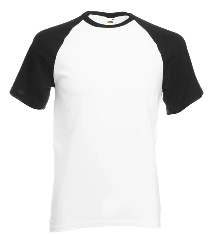 Baseball Tee White/Black