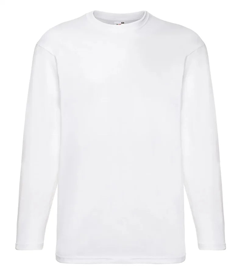 Valueweight Long Sleeved Tee White