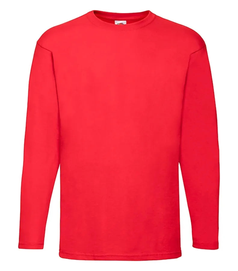 Valueweight Long Sleeved Tee Red