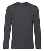 Valueweight Long Sleeved Tee DarkHeatherGrey