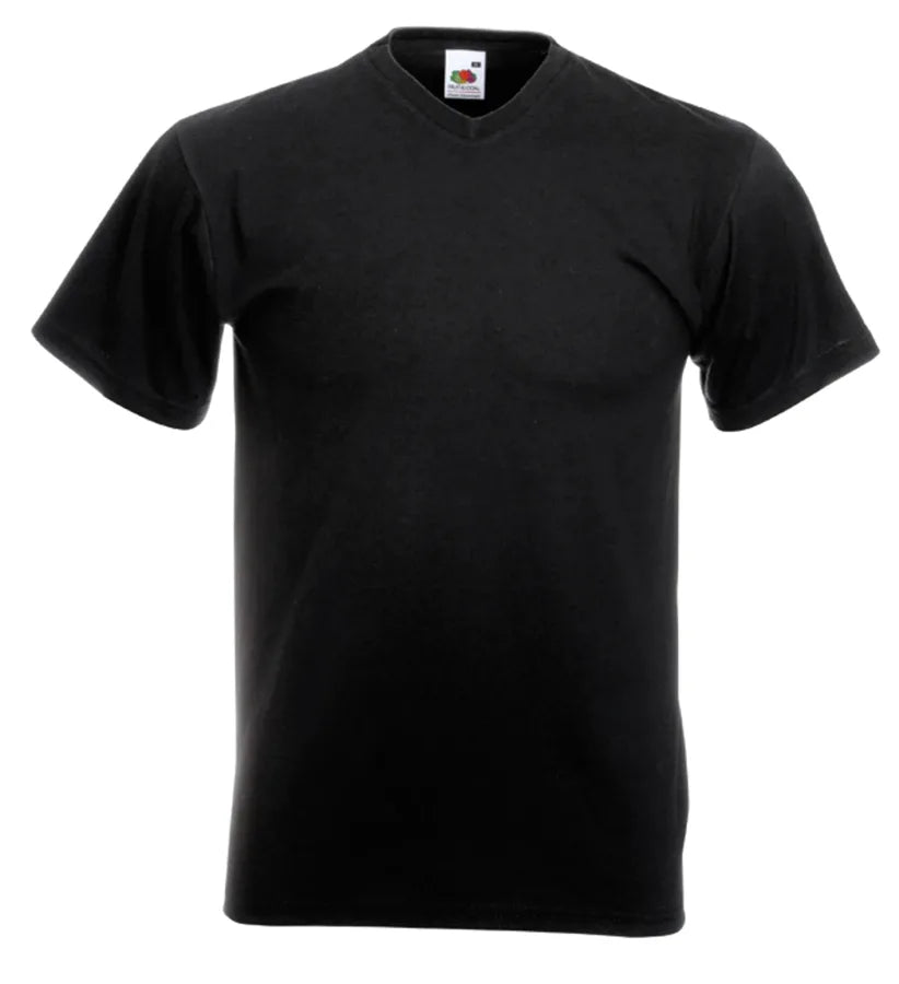 Valueweight V Neck Tee Black
