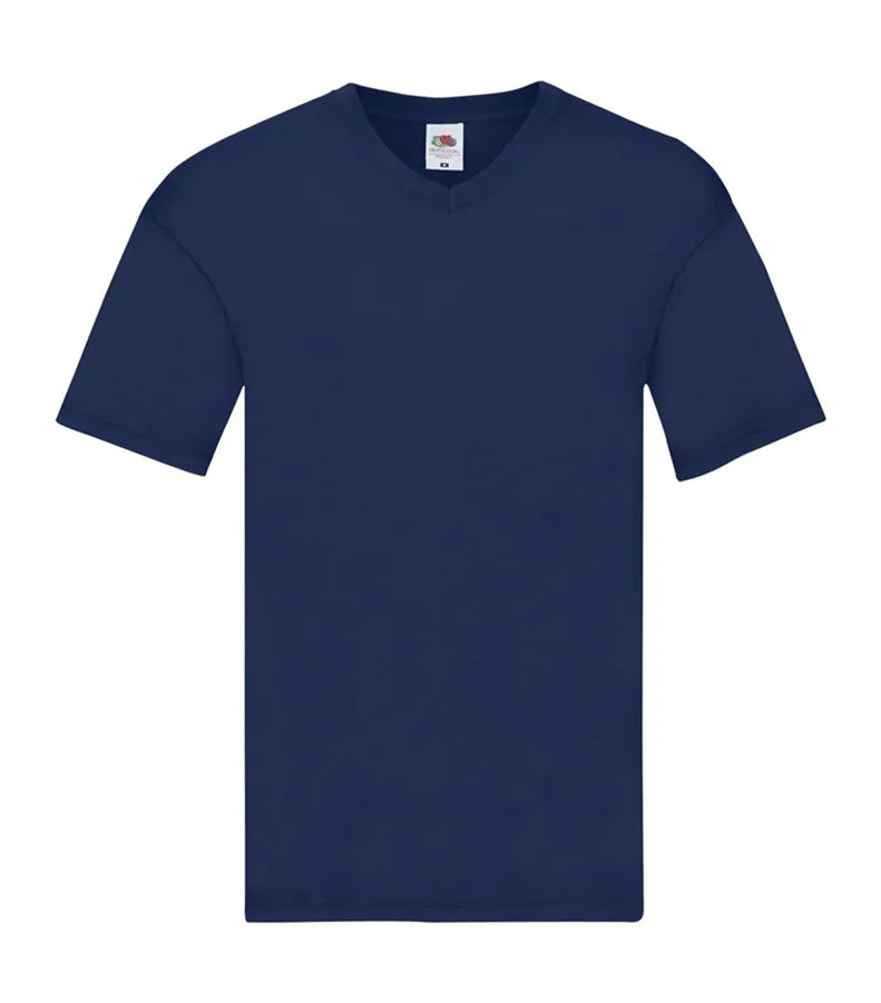 Valueweight V Neck Tee Navy