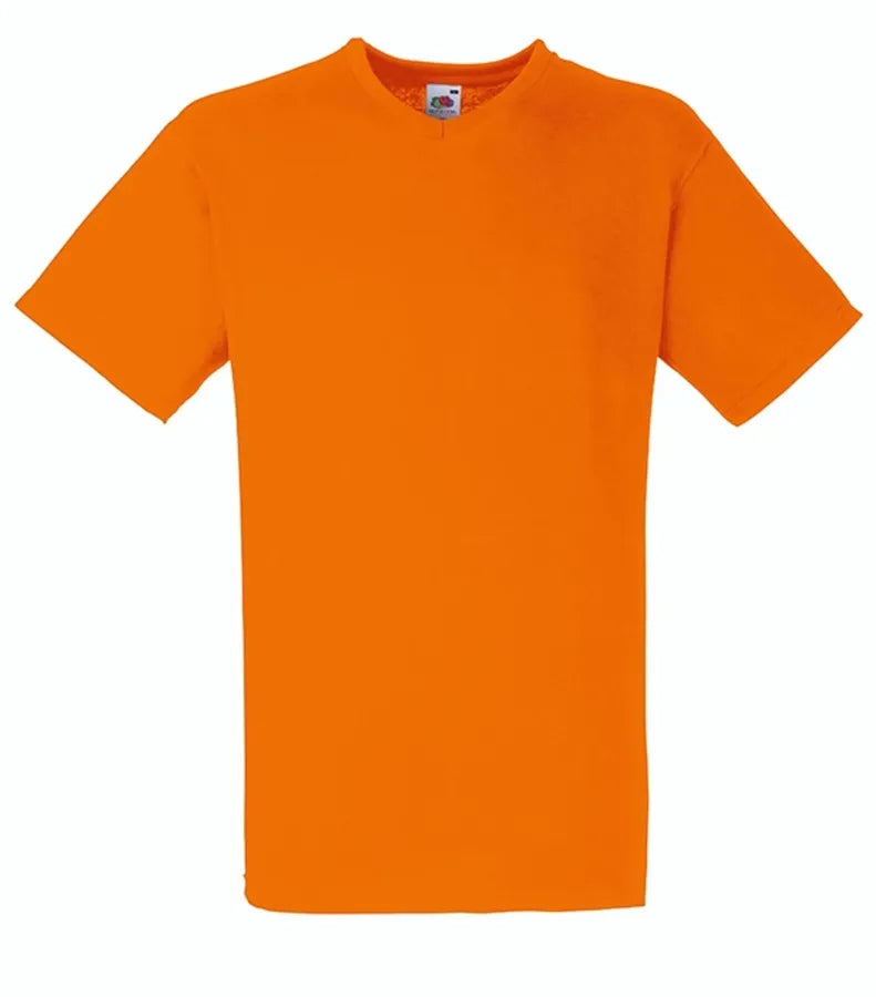 Valueweight V Neck Tee Orange