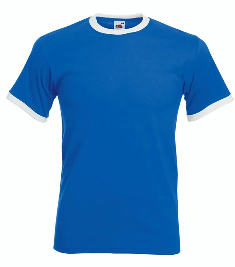 Ringer Tee RoyalBlue/White