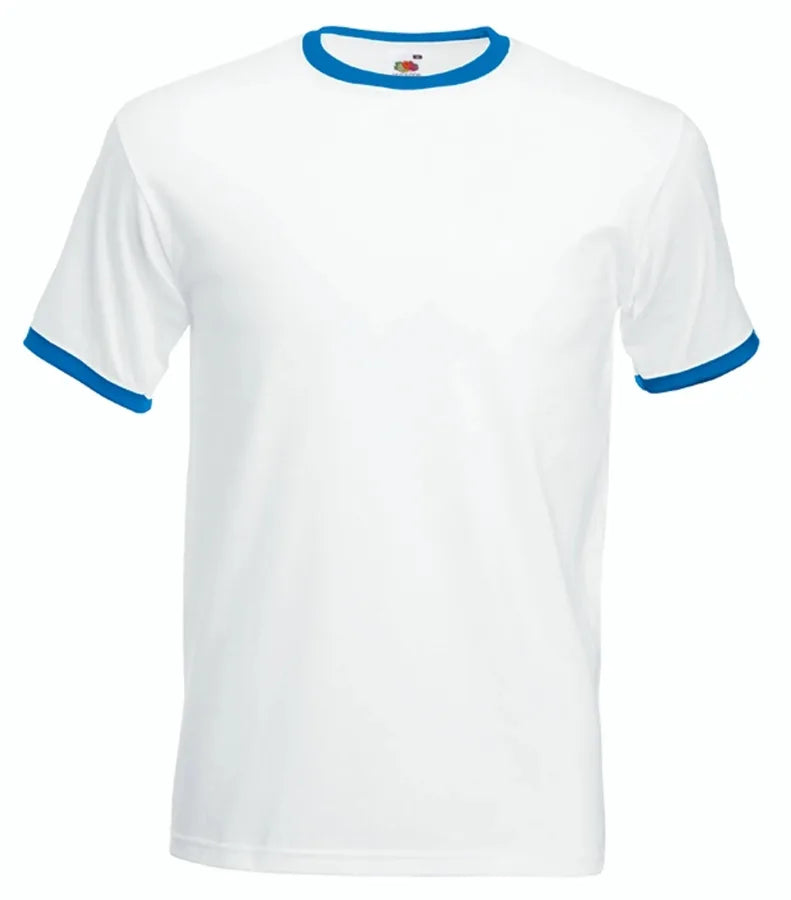 Ringer Tee WhiteBody/RoyalTrim