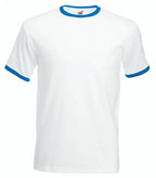 Ringer Tee WhiteBody/RoyalTrim