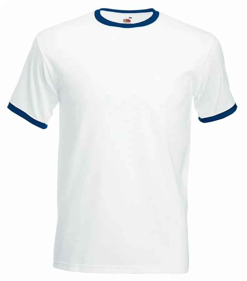 Ringer Tee White/Navy
