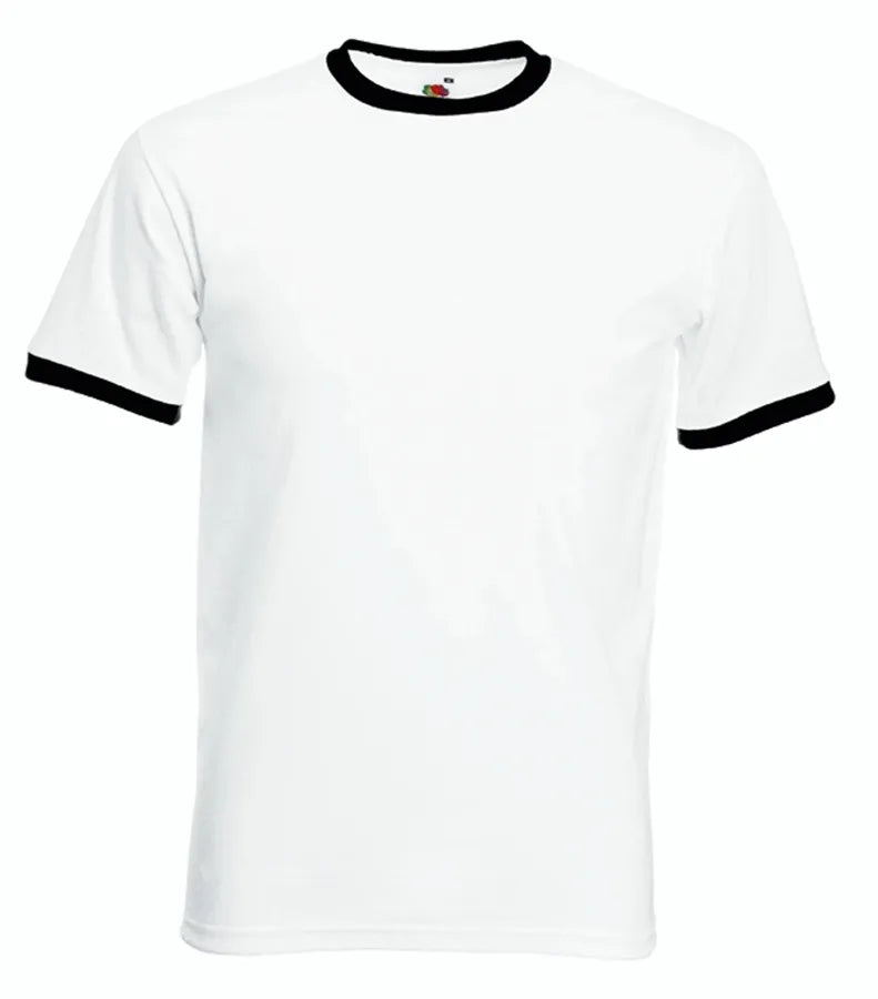 Ringer Tee White/Black