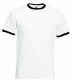 Ringer Tee White/Black