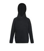 Kids Lightweight Hooded Sweat Black
