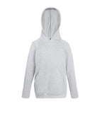 Kids Lightweight Hooded Sweat Heather Grey