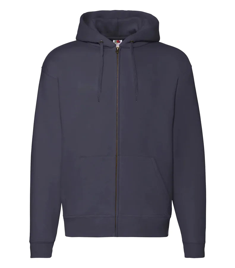 Zip Thru Hooded Sweat DeepNavy