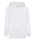 Kids Hooded Sweat White