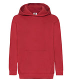 Kids Hooded Sweat Red