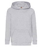 Kids Hooded Sweat Heather Grey
